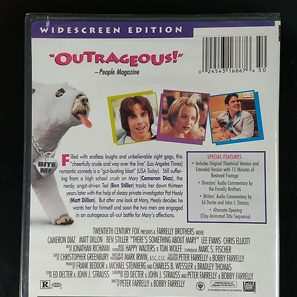Factory sealed: There's Something about Mary Widescreen DVD w/ Special Features - Picture 4 of 9